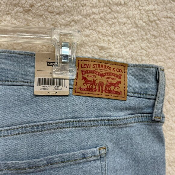 919. Size 18W - LEVI's - 311 Shaping Skinny Denim Capris Jeans NEW - Picture 4 of 9